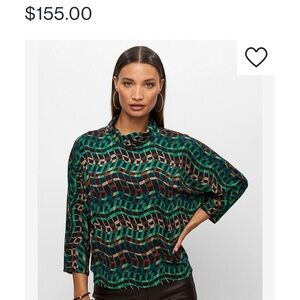 Joseph Ribkoff Abstract Print Top Dolman Sleeve O/S